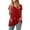 Red womens tops summer, variant on USSUMA Summer Tops for Women Trendy V Neck Short Sleeve Dressy Shirts Blouses Classic Flowy Basic Women's Tops Summer 2022 Dandelion Print Casual Tshirts Tunic Plus