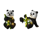 thumbnail image 1 of Estatua Panda Con Solar Jardín Resina para Mamá Abuela (sentada), 1 of 6