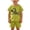 Green, variant on Edvintorg Boys Summer Outfits Cute Printed Lightweight Crew Neck Short Sleeve Casual Shirt and Short Kids Clothes Boys Size 0-8