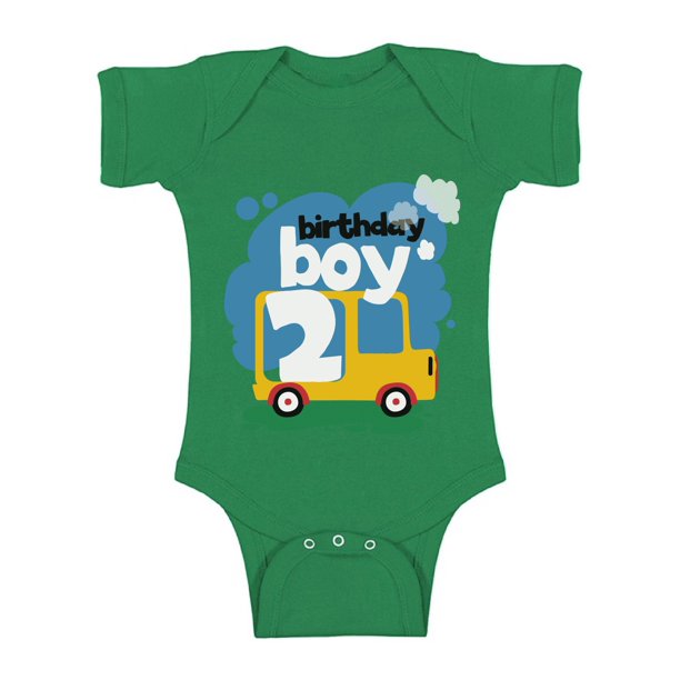 Awkward Styles Birthday Boy Baby Bodysuit Short Sleeve Toy Truck Gifts