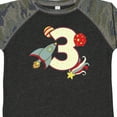 thumbnail image 4 of Inktastic 3rd Birthday Outer Space Theme Boys or Girls Toddler T-Shirt, 4 of 5