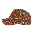 thumbnail image 5 of Daiia Retro Coffee print Baseball Cap Men Women Golf Dad Hat Adjustable Original Classic Low Profile Hat Unconstructed Plain Cap, 5 of 9