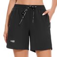 thumbnail image 2 of BASSDASH Women’s 5” Fishing Shorts UPF 50+ Water Resistant Quick Dry Athletic Hiking Shorts with Pockets FP05W, 2 of 9