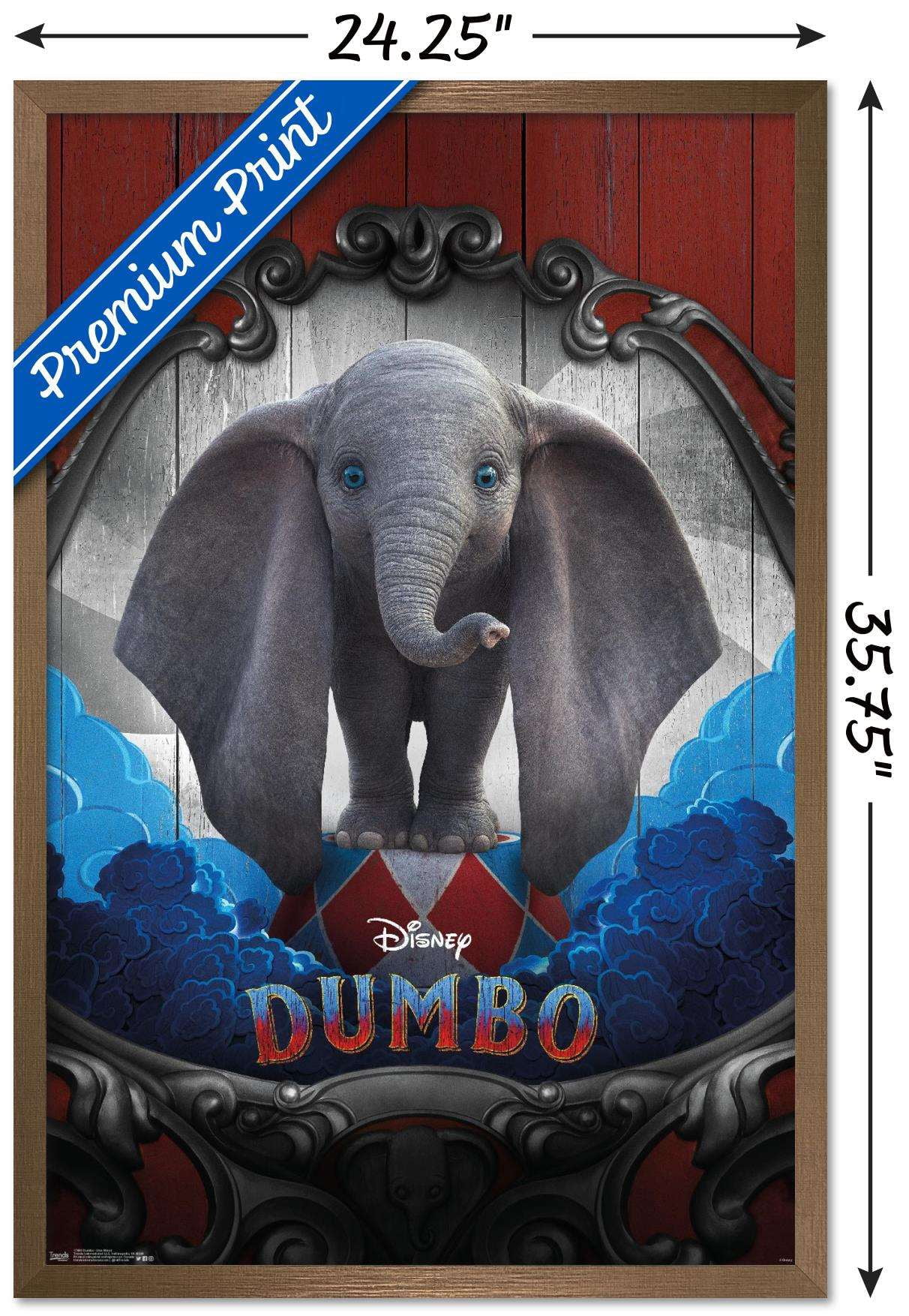 Disney Dumbo - One Sheet Wall Poster, 22.375" x 34", Framed