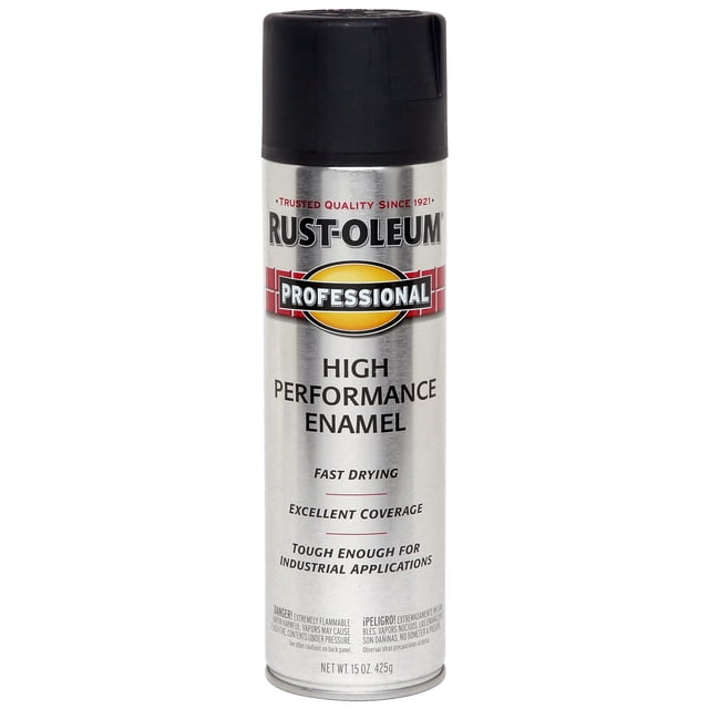 Paint Rust-Oleum 239107 - Spray esmaltado (425 ml, semibrillante), color negro