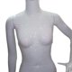 thumbnail image 3 of Top corto de malla para mujer, blusa sin tirantes, estilo urbano, bikini con pedrería cuello en V blanco, 3 of 7