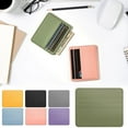 thumbnail image 1 of Fiudx Cartera de Cuero Rfid para Tarjetas, Alta Capacidad con 4 Ranuras para Tarjetas, Elegantes Opciones de Color, Protección de Cuero Duradera, Diseño Compacto, Ideal para Uso Diario, Lista para Vi, 1 of 6