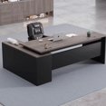 thumbnail image 3 of Bedroom Long Living Room Office Desk Manicure Modern Secretary Computer Desks Corner Monitor Mesa Escritorio Theater Furniture My Lux Decor Round, 3 of 26
