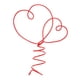 thumbnail image 4 of Adorno para del Día de San Valentín, centros de mesa decorativos fáciles de usar, regalo Ideal de metal, corazones entrelazados para fiesta y, 4 of 8