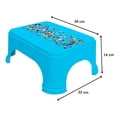 thumbnail image 4 of Bath Stool For Bathroom, Disney Team Mickey Stool For Bathing, Plastic, Lightweight, Versatile & Comfortable Design (Blue) Pack Of 6, 4 of 4