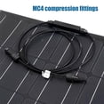 thumbnail image 3 of KEPEAK 100W 12V Flexible Solar Panel Monocrystalline Cell Semi-Flexible for Marine RV Trailer Boat Cabin Van Car Uneven Surfaces, 3 of 9
