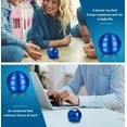 thumbnail image 2 of Kinetic Optical Illusion Ball, Adult Decompression Toy, Office Talking Desk Toy (Indigo), 2 of 5