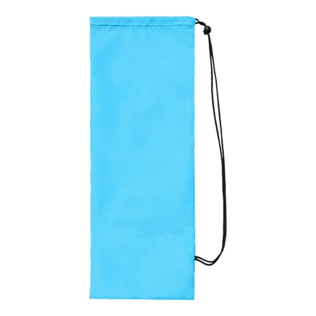 Almencla Badminton Racquet Cover Bag Dustproof Gym Player Tennis Racket Storage Pouch Sky Blue 78x23cm