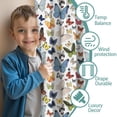 thumbnail image 3 of Blackout Kids Curtains,Butterfly Colorful Insect Pattern Childrens Insulated Curtains Set Of 2,Bedroom Essentials,Toddler Room Decor 52"x84", 3 of 5