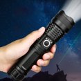 thumbnail image 4 of Wosthever Linterna de pesca XHP50 para acampar al aire libre, linterna LED portátil, iluminación con retráctil, linterna de de Escalada, 4 of 6