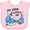 AD-Pink, variant on Inktastic My Opa Loves Me- whale shark Boys or Girls Baby Bib