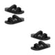 thumbnail image 2 of Minnieouse 2 uds PVC disfrute de la máxima comodidad con estas pantuflas resistentes al desgaste para hombres estilo moderno botas pantuflas para negro 45-46.1 2piezas, 2 of 6