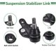 thumbnail image 5 of Kit de suspensión delantera de 4 piezas, enlace de barra estabilizadora, junta esférica inferior para Toyota Sienna No.K90346/K90347/K80249, 5 of 7