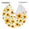 thumbnail image 2 of Yiaed European-style Pattern Sunflower A Print Christmas Tree Skirt , Tree SkirtsTree Mat for Christmas Winter Holiday Indoor Decorations-30", 2 of 7