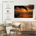 thumbnail image 5 of Elephant Stock Beach Sunset In Belize Wall Art - Horizontal Canvas Wall Art - Living Room Wall Decor - Beach Canvas - Orange And Brown Decor - 39" x 26", 5 of 8