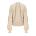 thumbnail image 6 of Vmvidoty Womens Sweater & Cardigan Top Solid Color Long Sleeved Hooded Jacket Beige M( Women's or Women's Plus ), 6 of 8