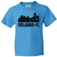 thumbnail image 3 of Inktastic Orlando Skyline with Grunge Youth T-Shirt, 3 of 5