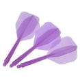 thumbnail image 1 of Unique Bargains Integrated Dart Shaft and Flights 15 Pack 2BA Thread Plastic Dart Flights Purple, 1 of 5