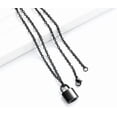 thumbnail image 6 of Padlock Necklace Stainless Steel Lock Chain for Men Women Cremation Jewelry for Ashes Urn Necklace Keepsake Memorial Punk Lock Pendant Ashes Holder, 6 of 7