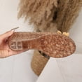 thumbnail image 6 of Ticikt Women's Jelly Sandals Slingback Bling Beach 80s 90s Retro Flat Shoes, 6 of 8