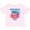 AD-Pink, variant on Memorial Day Distressed American Flag with Fireworks Boys or Girls Toddler T-Shirt