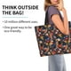 thumbnail image 2 of Balery Vintage Floral Bolsa Tote Estilo Estético con Cremalleras, Bolsa de Hombro, Bolsa de Compras Grande y Plegable, 2 of 8