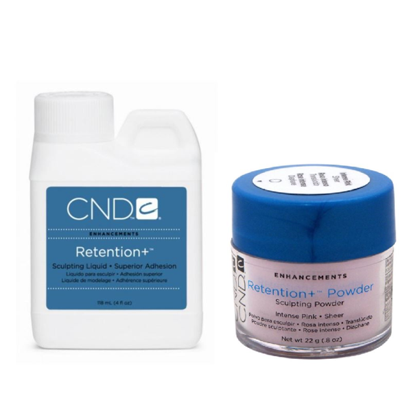 CND Retention+ Acrylic Nail Sculpting LIQUID 4OZ + Acrylic Nail