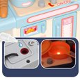 thumbnail image 4 of Electric Pretend Kitchen Counter, Safety Pretend Kitchen Counter Toy  for Lunch Pink,Blue, 4 of 7