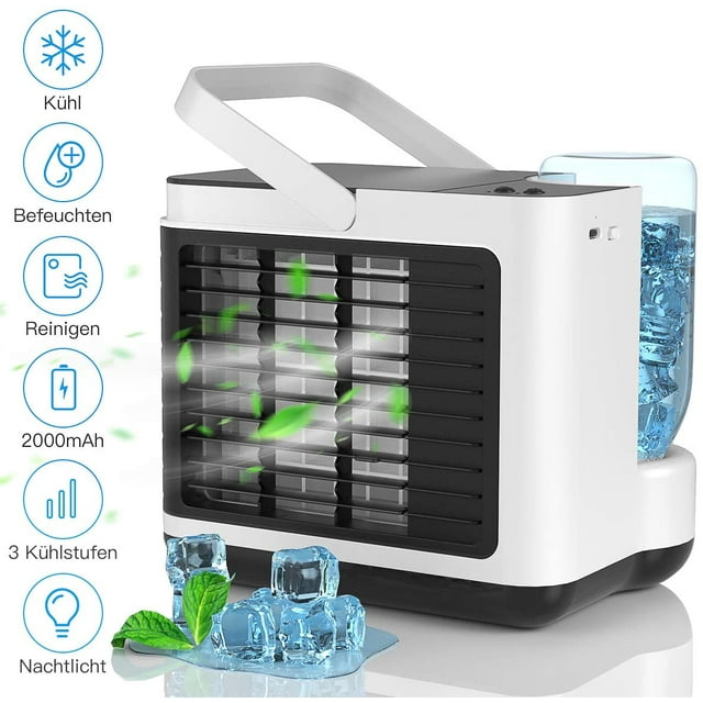 4 In 1 Mini Mobile Air Conditioners, Mini Air Conditioners, Personal Air Coolers, Humidifiers, Air Purifiers, Usb Air Conditioners