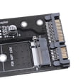 thumbnail image 3 of Placa de conversión M2 a SATA3.0 placa adaptadora de 6 Gbps compatible con NGFF 2230 2242 SSD, 3 of 5