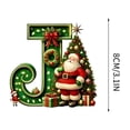 thumbnail image 3 of Home Decor Christmas Decoration Christmas Decorations Santa Figure Christmas Pendant 2D Acrylic 26 Letters Pendant Christmas Tree Decoration Christmas Decoration Figures, 3 of 4