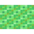 thumbnail image 1 of Ahgly Company Machine Washable Indoor Rectangle Transitional Neon Green Area Rugs, 8' x 12', 1 of 7
