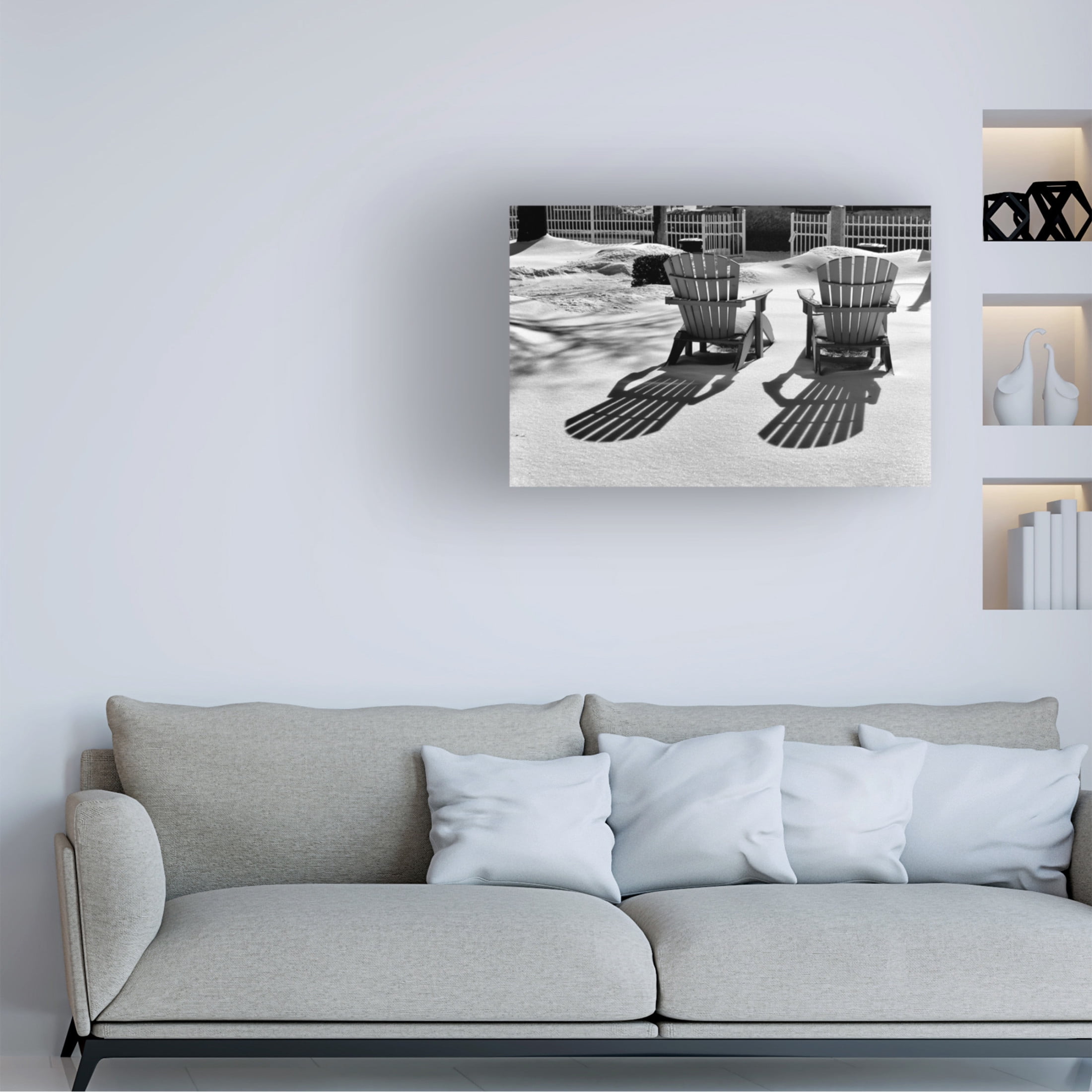 Trademark Fine Art John Hoey Winter Chill Canvas Wall Art