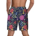 thumbnail image 4 of Fotbe Floral Men’s Swim Trunks Quick Dry Swim Shorts Board Shorts with Mesh Lining-Small, 4 of 9