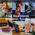 thumbnail image 3 of Freedomtech Magnetic Phone Case for iPhone 15, iPhone Case with Ring Stand MagSafe Compatible - Black, 3 of 4