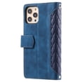 thumbnail image 5 of For iPhone 11 Pro Max Premium PU Leather Crossbody Case Purse Zipper Pocket Magnetic Folio Card Slots Wallet Kickstand Phone Case with Shoulder Strap & Wrist Strap For iPhone 11 Pro Max,
Blue, 5 of 14