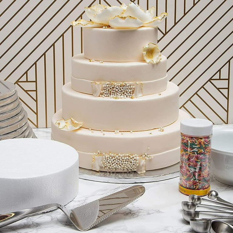 Round 6 x 3.5 Styrofoam Cake Form – A Birthday Place
