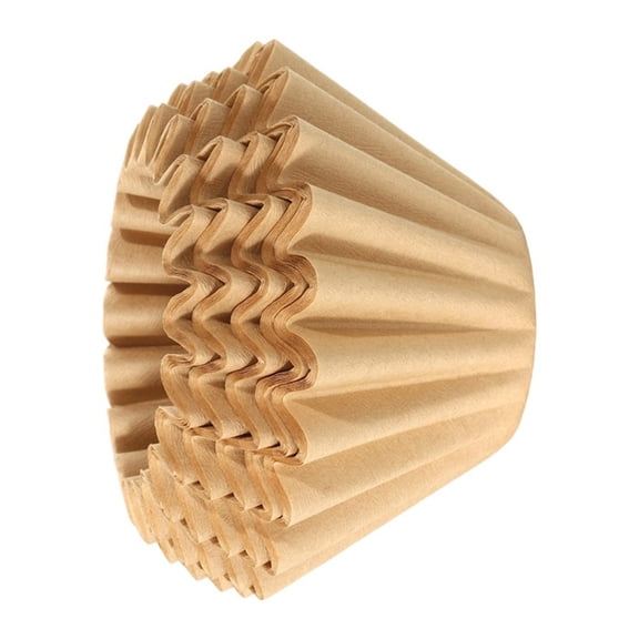 Pack Of 100 Pouring Over Coffee Filter Paper for Coffee Dripper Unbleached Filter Sheets For Home Brewing