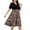 A4-Leopard, variant on a.Jesdani Womens Plus Size Dresses Ribbed V Neck Short Sleeve Patchwork Casual A-Line Midi Dress with Pockets L-4X