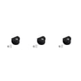 thumbnail image 3 of Soporte de pared antideslizante Yuarrent 10pcs Set Color Negro Metal 2 cm, 3 of 6
