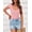 Pink, variant on BTFBM Women Short Sleeve Tops Square Neck Ribbed Knit Basic Tee Shirt Y2K Casual Summer Clothes Spring Outfits