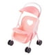 thumbnail image 3 of Cochecito de muñecas, cochecitos, carrito de empuje, juguete de simulación para bebés y niños pequeños Rosado, 3 of 9