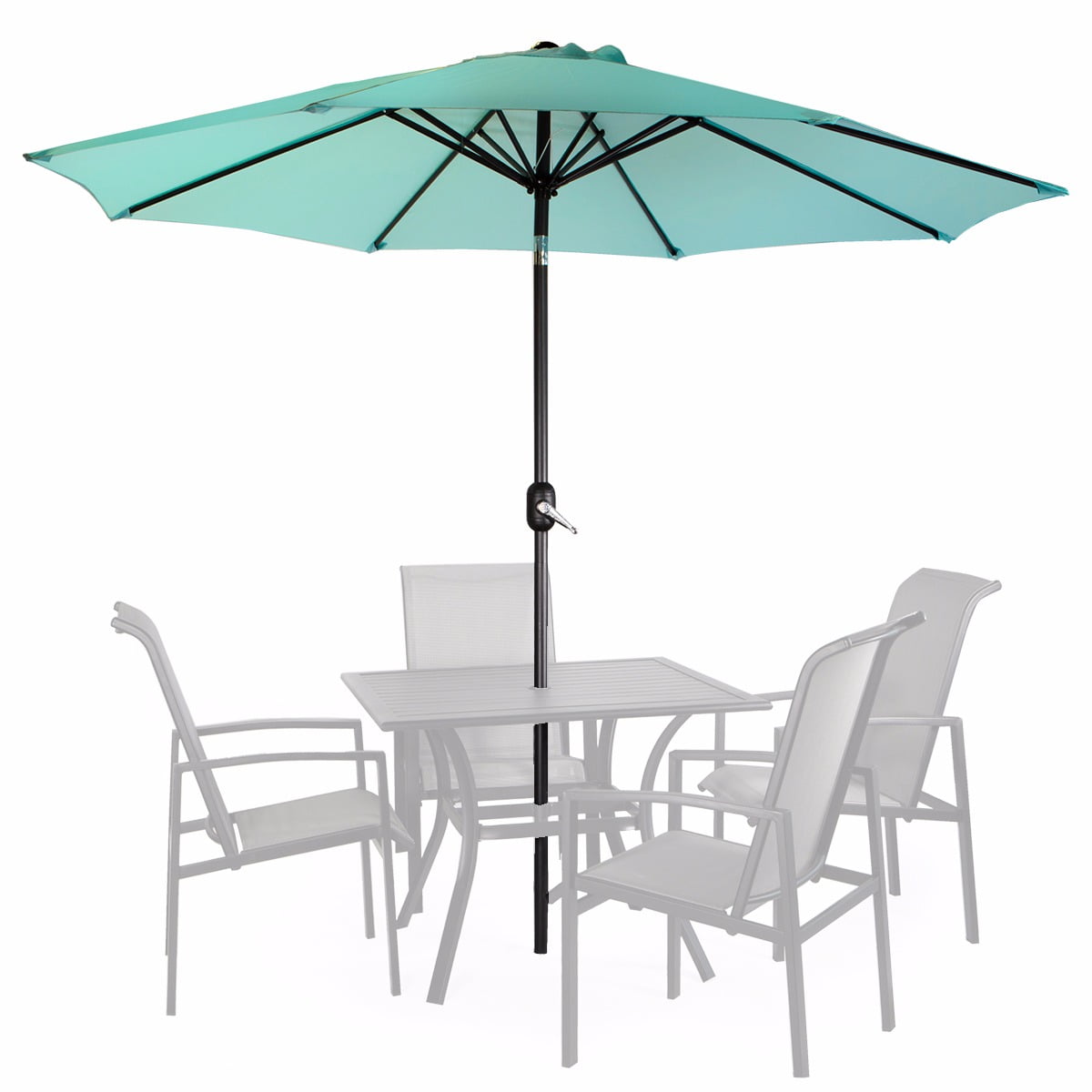 Barton 9ft Outdoor Patio Umbrella Tilt Adjustable Wind ... on {keyword}