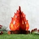 thumbnail image 5 of Centro de mesa de fogata de cartón decorativo 3d, fuego Artificial, llama falsa, papel, fiesta, antorcha de llama decorativa (rojo naranja), 5 of 5