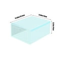 thumbnail image 3 of Leodye 1PCS Transparent Plastic Shoe Box Drawer Type Shoe Organizer Stackable Storage Box for Shoe Rack Closet and Home Organization -5.51×9.45×12.83in, 3 of 6